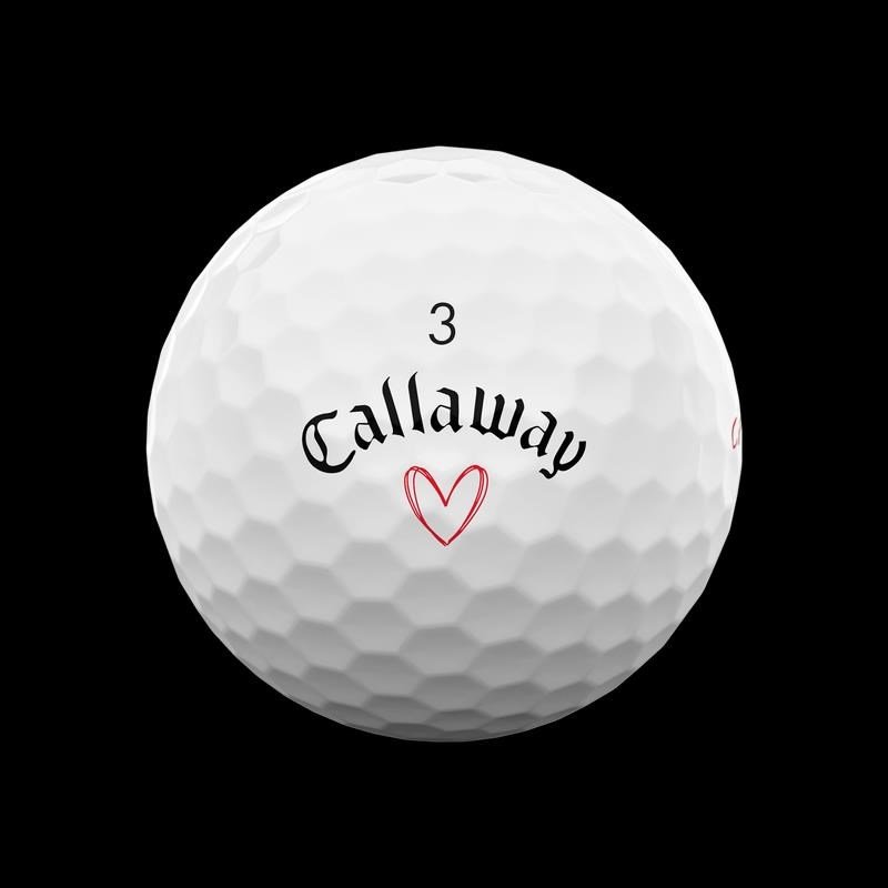 Callaway Supersoft LIMITED VALENTINE LOVE golfové loptičky