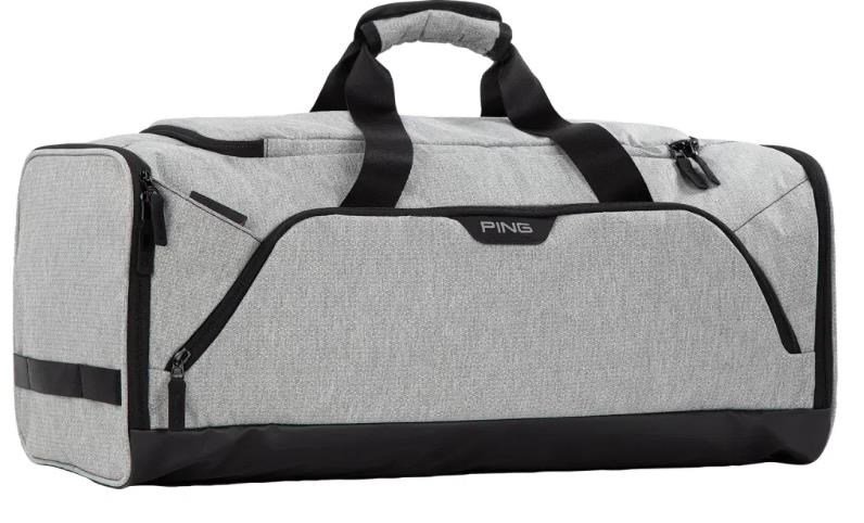 PING Golf Ping Duffel Bag tašky bag, textured heather grey