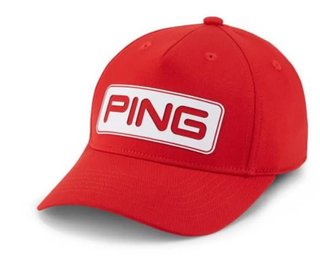 PING Tour Classic Junior juniorská kšiltovka, paradajkovo červená