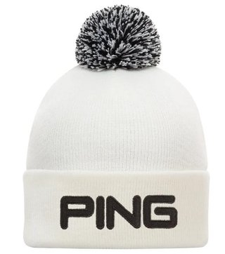 PING Classic Bobble zimná čepica, biela