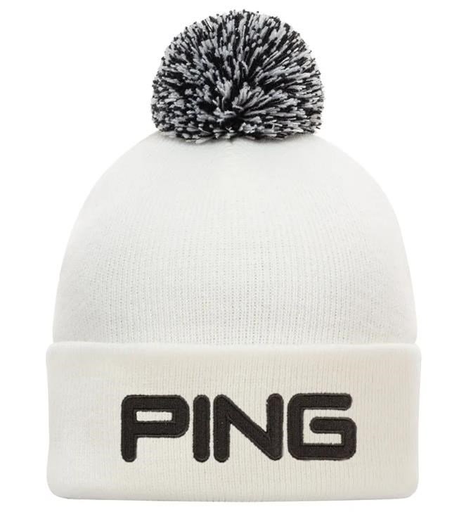 PING Classic Bobble zimná čepica, biela
