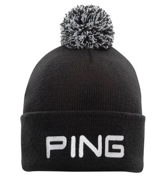 PING Classic Bobble zimná čepica, čierna