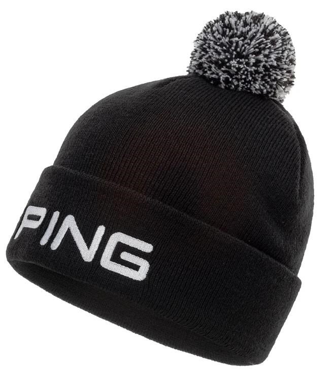 PING Classic Bobble zimná čepica, čierna