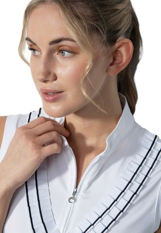 Daily Sports ISTRES Sleeveless dámske polo, biele