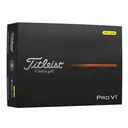 Titleist Pro V1 golfové loptičky 2025, žlté