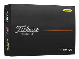 Titleist Pro V1 golfové loptičky 2025, žlté