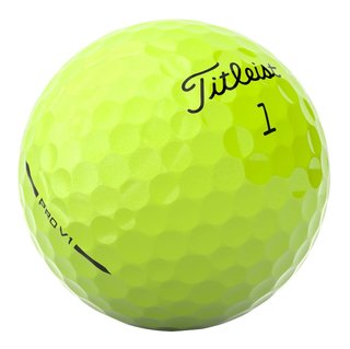 Titleist Pro V1 golfové loptičky 2025, žlté