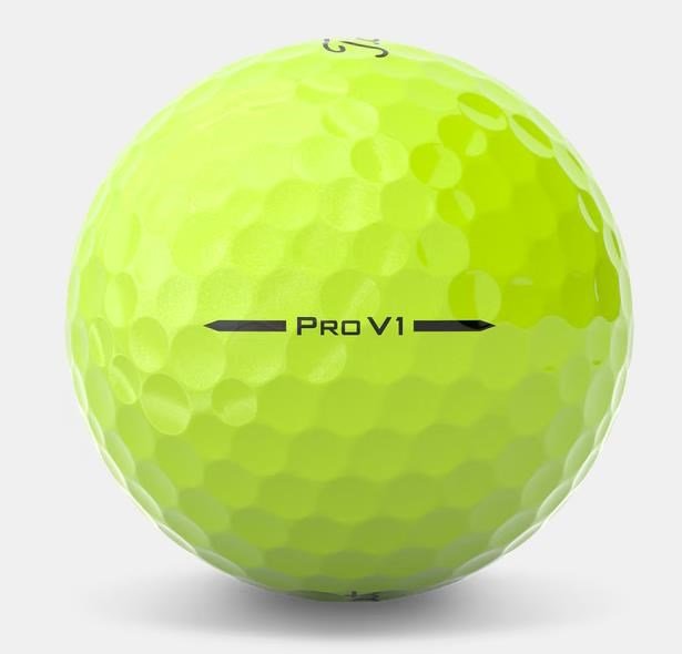Titleist Pro V1 golfové loptičky 2025, žlté