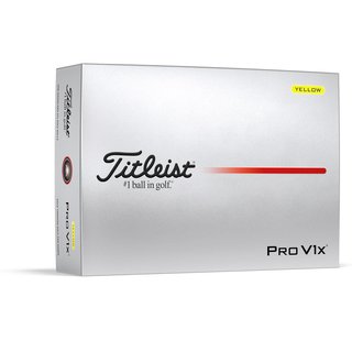 Titleist Pro V1x 2025 golfové loptičky, žlté