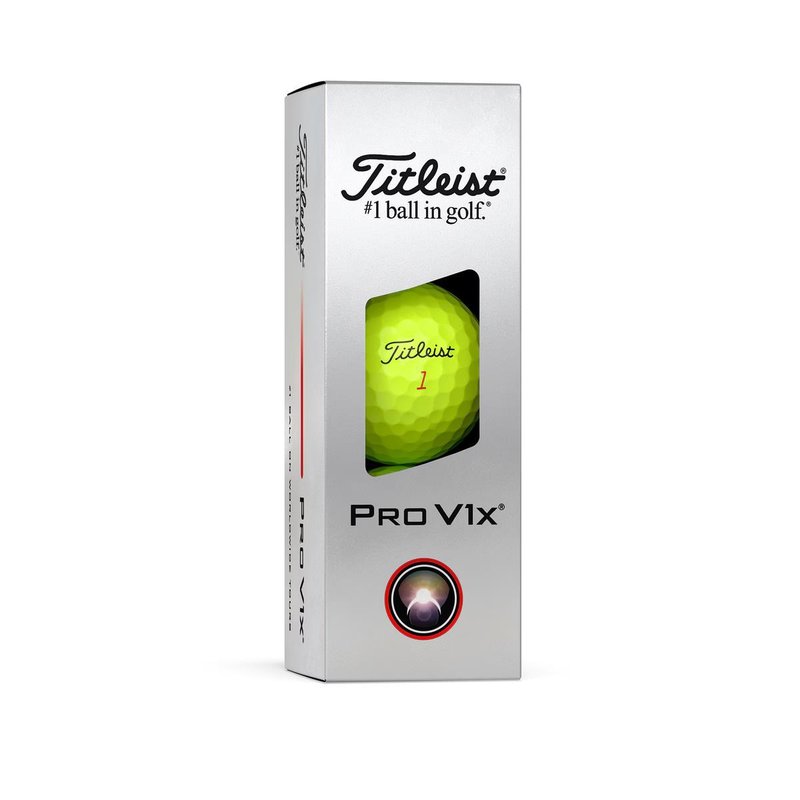 Titleist Pro V1x 2025 golfové loptičky, žlté