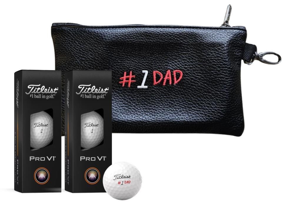 Titleist Pro V1 golfové loptičky 2025, Father's Day vrátane vrecka