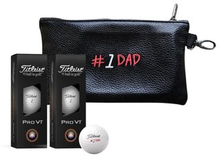Titleist Pro V1 golfové loptičky 2025, Father's Day vrátane vrecka