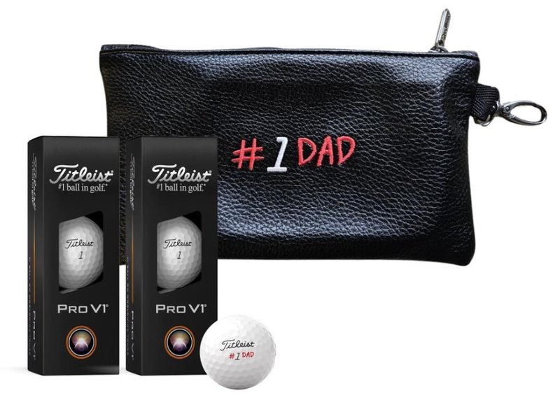 Titleist Pro V1 golfové loptičky 2025, Father's Day vrátane vrecka