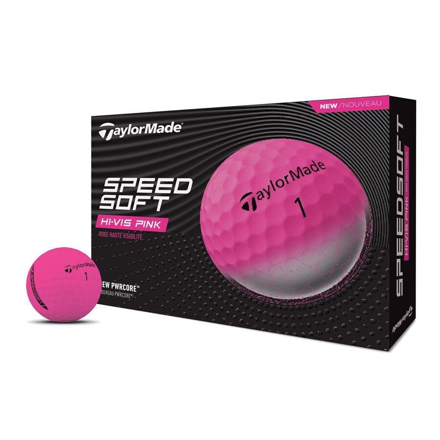 TaylorMade SpeedSoft golfové loptičky, ružové