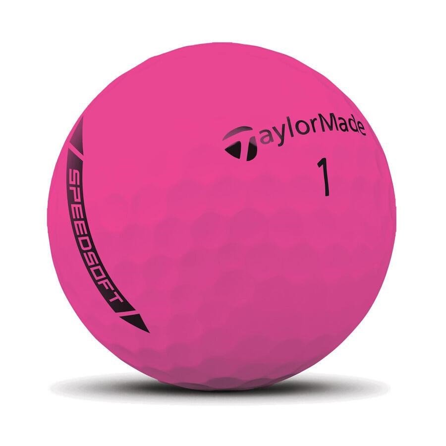 TaylorMade SpeedSoft golfové loptičky, ružové