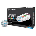 TaylorMade SpeedSoft Ink golfové loptičky (12 loptičiek), multi