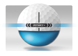 TaylorMade Distance+ golfové loptičky