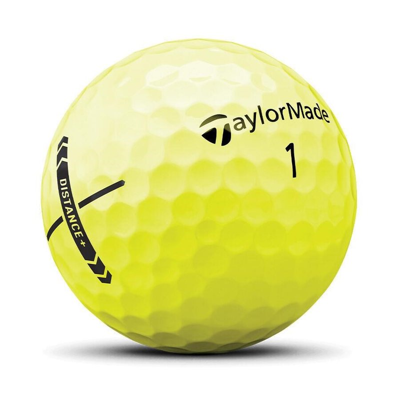 TaylorMade Distance+ golfové loptičky, žlté