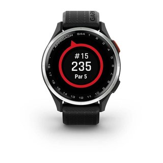 Garmin Approach S44 GPS hodinky, čierna/strieborná
