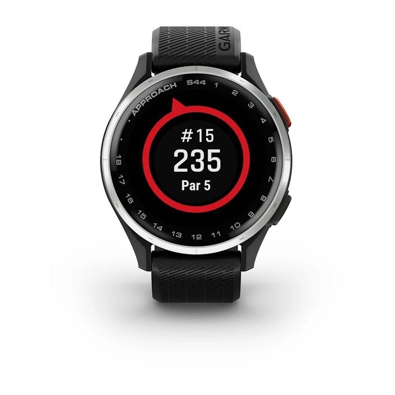 Garmin Approach S44 GPS hodinky, čierna/strieborná