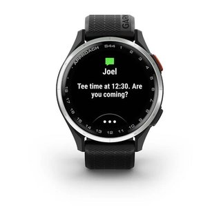 Garmin Approach S44 GPS hodinky, čierna/strieborná