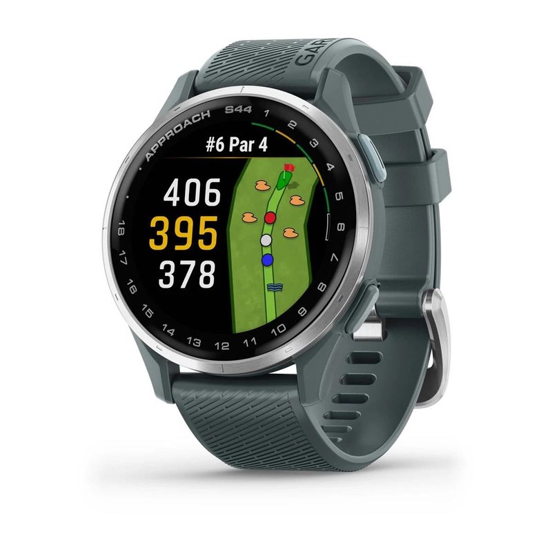 Garmin Approach S44 GPS hodinky, twilight/silver aluminium