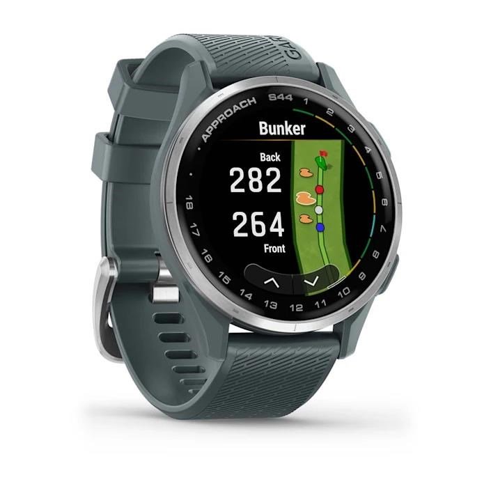 Garmin Approach S44 GPS hodinky, twilight/silver aluminium