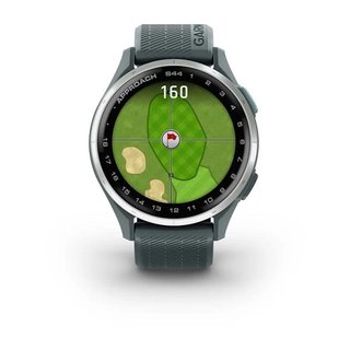 Garmin Approach S44 GPS hodinky, twilight/silver aluminium