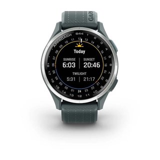 Garmin Approach S44 GPS hodinky, twilight/silver aluminium