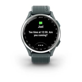 Garmin Approach S44 GPS hodinky, twilight/silver aluminium