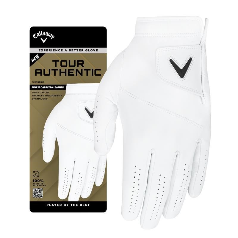 Callaway Tour Authentic pánska golfová rukavica, biela