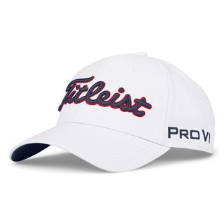 Titleist Tour Performance pánska šiltovka, biela/navy/červená