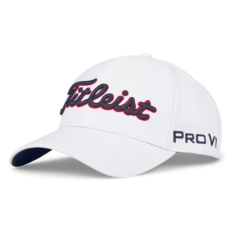 Titleist Tour Performance pánska šiltovka, biela/navy/červená