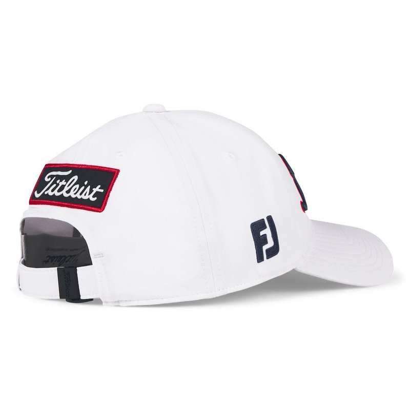 Titleist Tour Performance pánska šiltovka, biela/navy/červená