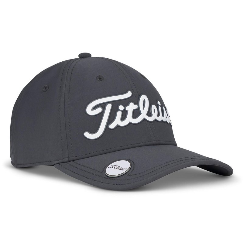 Titleist Players Performance Ball Marker pánska kšiltovka, charcoal/white