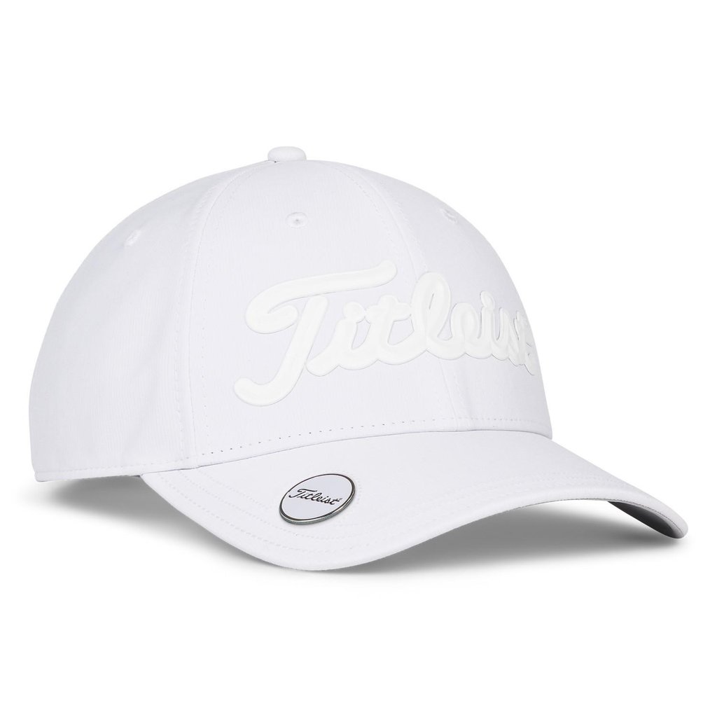 Titleist Players Ball Marker pánska kšiltovka, biela/biela