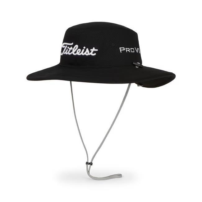 Titleist Tour Aussie pánsky klobúk, čierno/biely