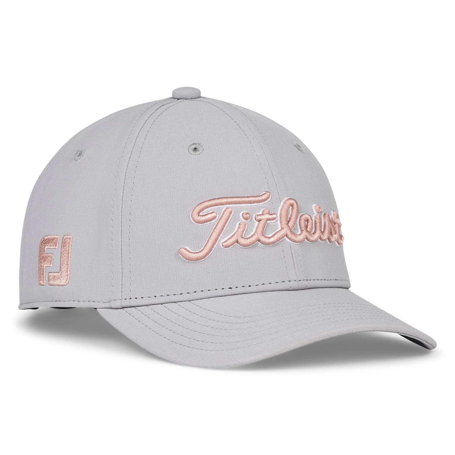 Titleist Junior Tour Performance juniorská kšiltovka, sivá/soft pink