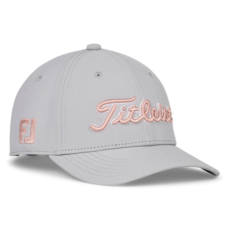 Titleist Junior Tour Performance juniorská kšiltovka, sivá/soft pink
