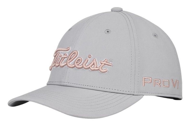 Titleist Junior Tour Performance juniorská kšiltovka, sivá/soft pink