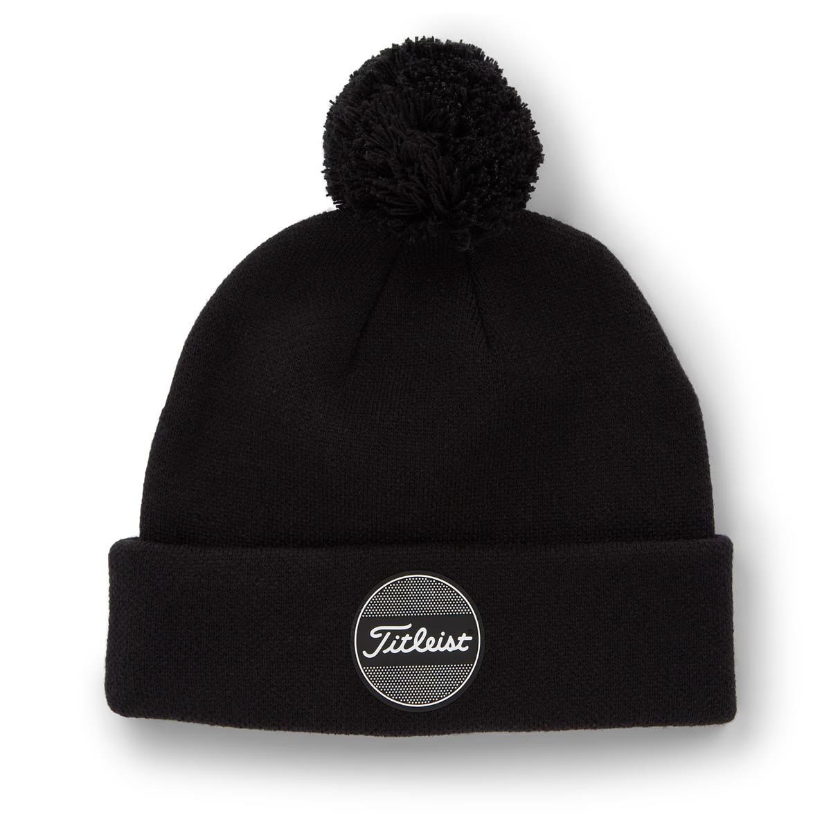 Titleist Boardwalk Pom Pom zimná čepica, čierna