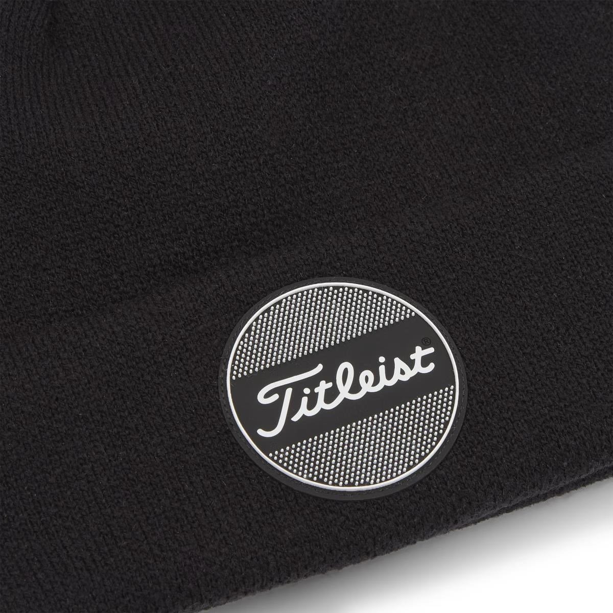 Titleist Boardwalk Pom Pom zimná čepica, čierna