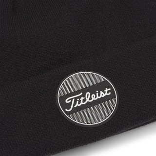 Titleist Boardwalk Pom Pom zimná čepica, čierna