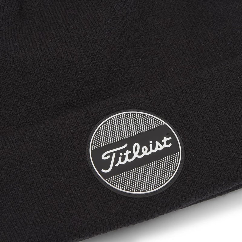 Titleist Boardwalk Pom Pom zimná čepica, čierna