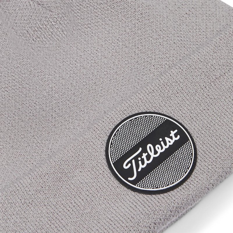 Titleist Boardwalk Pom Pom pánska zimná čiapka, sivá