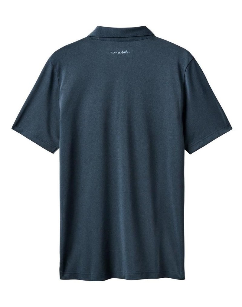 Travis Mathew Good Good Acropolis pánske polo, mood indigo/vintage indigo