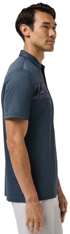 Travis Mathew Good Good Acropolis pánske polo, mood indigo/vintage indigo