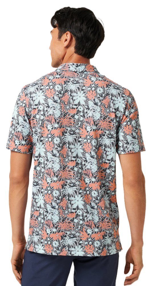 Travis Mathew Featherweight Sand pánske polo, heather medium grey