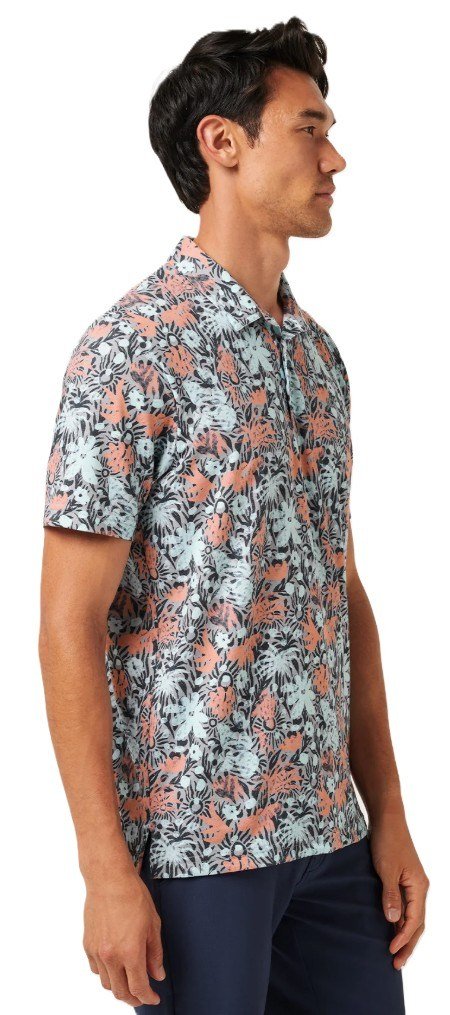 Travis Mathew Featherweight Sand pánske polo, heather medium grey