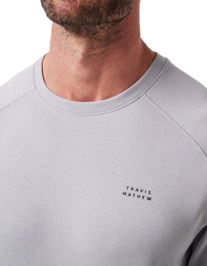 Travis Mathew Return Trip pánsky sveter, sleet